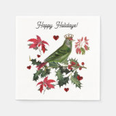 Königsvogel Serviette (Vorderseite)