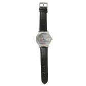 Königswache-Malerei Armbanduhr (Flach)