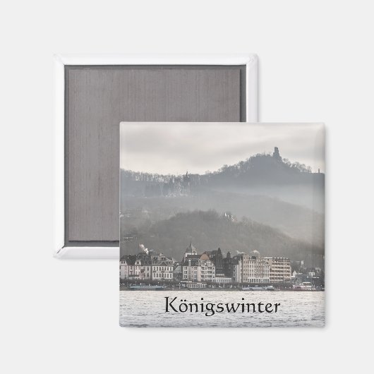 Königswinter am Rhein Magnet (Vorderseite/Rückseite)