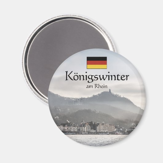 Königswinter am Rhein Magnet (Vorderseite/Rückseite)