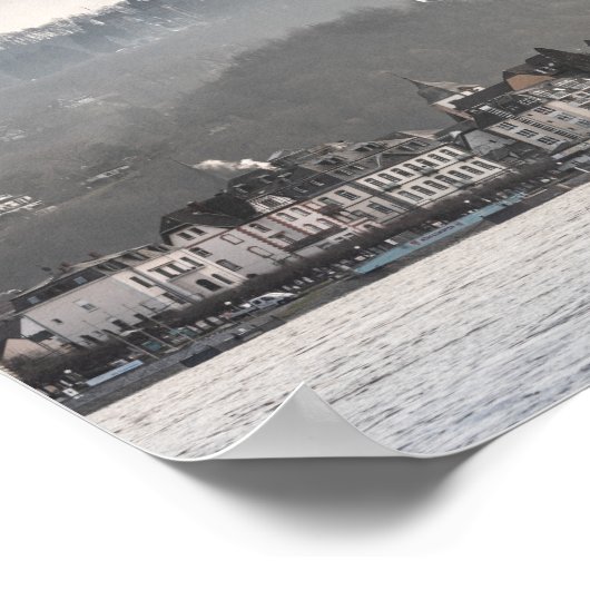 Königswinter am Rhein Poster (Ecke)