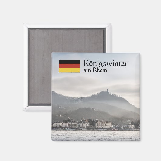 Königswinter Andenken Magnet (Vorderseite/Rückseite)