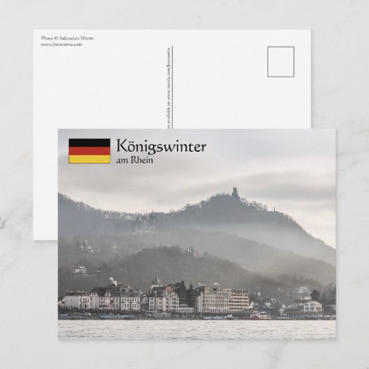 Königswinter Postkarte (Vorne/Hinten)
