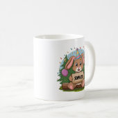 Konijn Verjaardag Kaffeetasse (VorderseiteRechts)