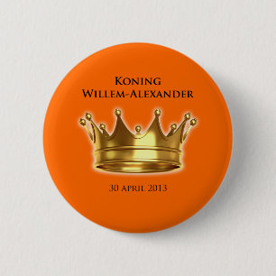 Koning Willem-Alexander Button