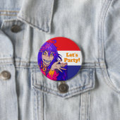 Koningsdag anime button (Beispiel)