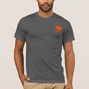 Koningsdag ‘Gezellig’ T-Shirt - orange Opr. krone 