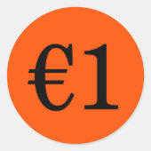Koningsdag Vrijmarkt: Preis Nach Maß Aufkleber (Vorderseite)