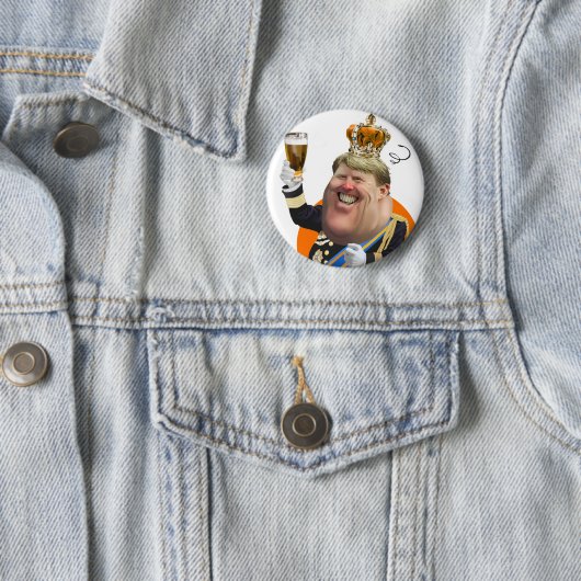 Koningsdag Willem Alexander button (Beispiel)