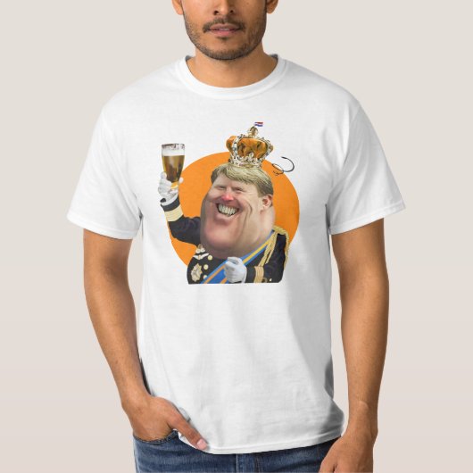 Koningsdag Willem-Alexander T-shirt (Vorderseite)