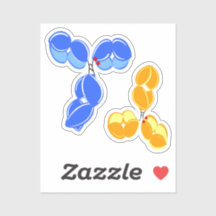 Konjugat von DAR2 blau/gelb