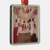 Konkordat zwischen Napoleon und Papst Pius VII Ornament Aus Metall (Rechts)