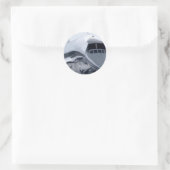 KONKORRIEREN RUNDER AUFKLEBER (Tasche)