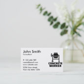 Konkrete Arbeitskraft Visitenkarte (Stehend Vorderseite)