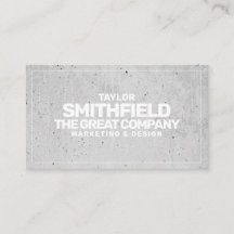 Konkrete Berufliche Visitenkarte