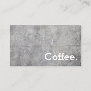 Konkrete einfache Loyalitäts-Kaffee-Lochkarte Treuekarte