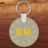 Konkrete EU-Flagge Schlüsselanhänger (Vorderseite)