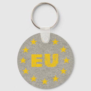 Konkrete EU kennzeichnen Schlüsselanhänger