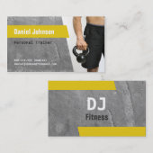 Konkrete Fitness-persönliches Trainer-Foto Visitenkarte (Vorne/Hinten)