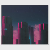 KONKRETE GEBÄUDE IN DER NÄHE WEISSER SCHWELLEN GESCHENKPAPIER (Flach)