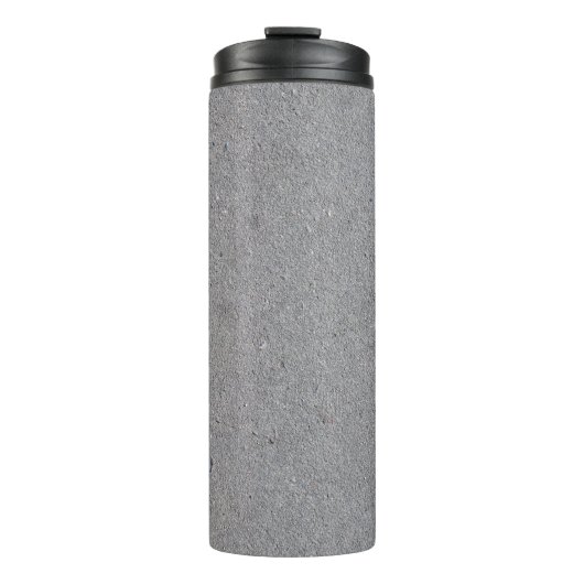 Konkrete graue Hintergrundstruktur Thermosbecher (Vorderseite)