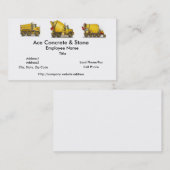 Konkrete LKW-Visitenkarten Visitenkarte (Vorne/Hinten)