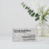 Konkrete, moderne Berufliche Visitenkarte (Stehend Vorderseite)