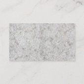 Konkrete, moderne Berufliche Visitenkarte (Rückseite)