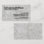 Konkrete, moderne Berufliche Visitenkarte (Vorne/Hinten)