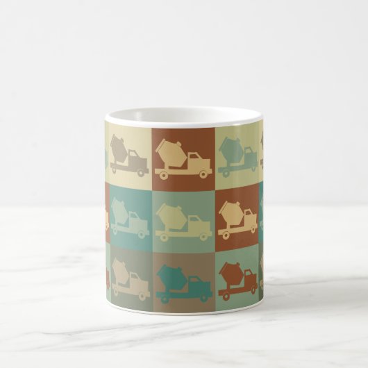 Konkrete Pop-Kunst Kaffeetasse (Mittel)