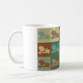 Konkrete Pop-Kunst Kaffeetasse (Links)