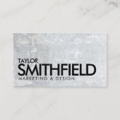 Konkrete rustikale Visitenkarte (Vorderseite)