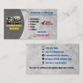 Konkrete Service-Visitenkarten Visitenkarte (Vorne/Hinten)