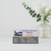 Konkrete Service-Visitenkarten Visitenkarte (Stehend Vorderseite)