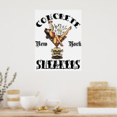 KONKRETE SNEAKER "TATTOO LOGO" POSTER (Küche)