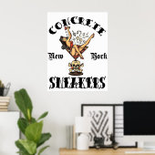 KONKRETE SNEAKER "TATTOO LOGO" POSTER (Heimbüro)