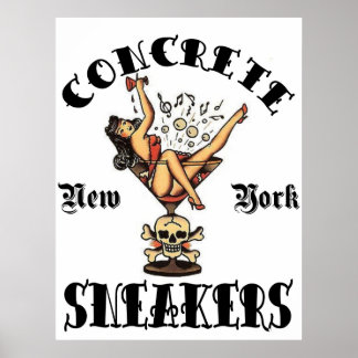 KONKRETE SNEAKER "TATTOO LOGO" POSTER