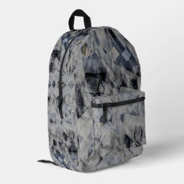 konkrete Statik  Bedruckter Rucksack