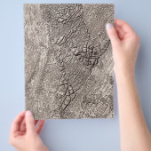 Konkrete Textur Flyer (Hand)