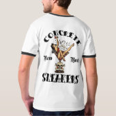 Konkrete Turnschuhe "New York " T-Shirt (Rückseite)