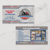 Konkrete Visitenkarte (Vorne/Hinten)