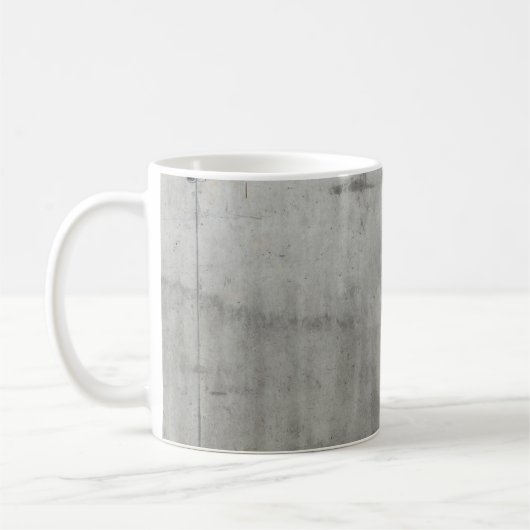 Konkrete Wandstruktur Kaffeetasse (Links)