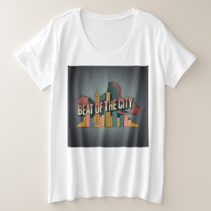 Konkreter Dschungel-Rhythmus New York Große Größe T-Shirt