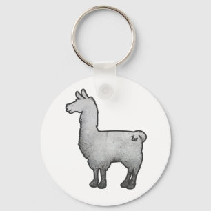 Konkreter Lama-Schlüsselanhänger Schlüsselanhänger