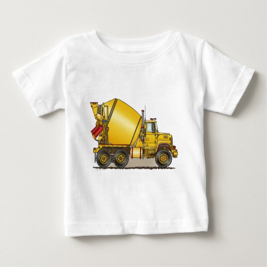 Konkreter LKW-Säuglings-T - Shirt (Vorderseite)