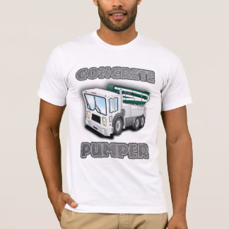 Konkreter pumpender LKW T-Shirt