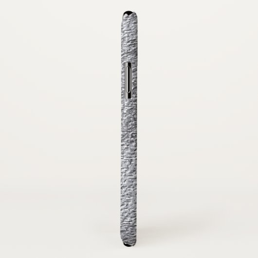 Konkretes dunkelgraues Stone Wall Texturmuster Case-Mate iPhone Hülle (Hinten/Rechts)