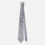 Konkretes dunkelgraues Stone Wall Texturmuster Krawatte (Vorderseite)