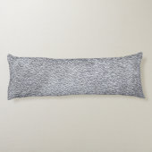 Konkretes dunkelgraues Stone Wall Texturmuster Seitenschläferkissen (Rückseite)