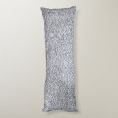 Konkretes dunkelgraues Stone Wall Texturmuster Seitenschläferkissen (Rückseite (Vertikal))